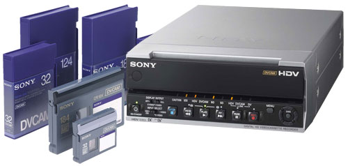 DVcam Tapes and Player